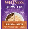 Wellness Core Bowl Boosters Grain-Free Shredded Chicken in Broth Wet Cat Food Topper Pouch - 1.75 Oz - Case of 12