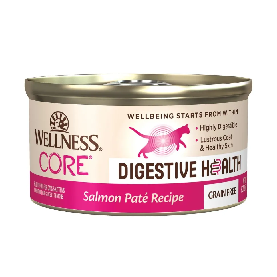 Wellness Core Digestive Health Salmon Pate Recipe Canned Cat Food