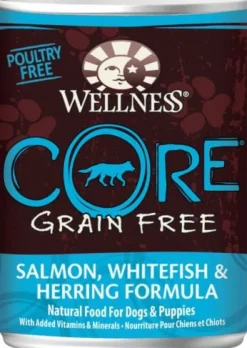 Wellness CORE Grain Free Natural Whitefish, Salmon and Herring Recipe Wet Canned Dog Food