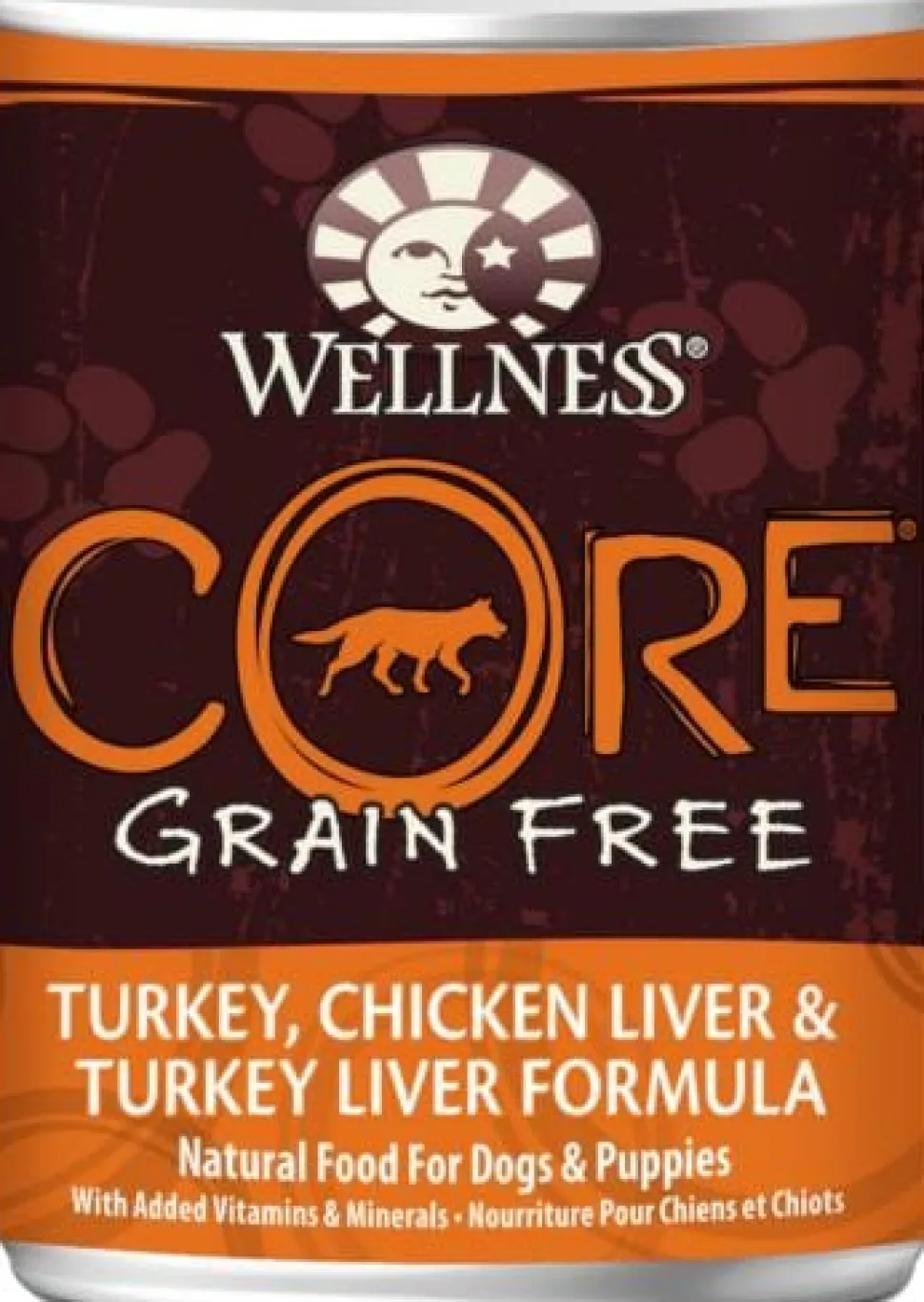 Wellness CORE Grain Free Natural Turkey, Chicken and Turkey Liver Recipe Wet Canned Dog Food