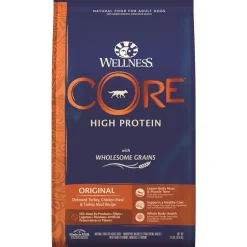 Wellness CORE High Protein Wholesome Grains Original Recipe Dry Dog Food