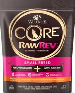 Wellness CORE RawRev Natural Small Breed Grain Free Original Turkey & Chicken with Freeze Dried Turkey Dry Dog Food