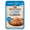Wellness Core Tiny Tasters Grain-Free Flaked Tuna and Shrimp in Broth Wet Cat Food Pouch - 1.75 Oz - Case of 12