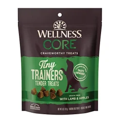 Wellness Core Tiny Trainers Grain-Free Lamb and Apple Soft and Chewy Training Dog Treats - 6 Oz