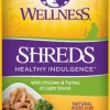 Wellness Healthy Indulgence Shreds Chicken and Turkey in Light Sauce Adult Wet Cat Food Pouch - 3 Oz - Case of 24