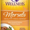 Wellness Healthy Indulgence Natural Grain Free Morsels with Chicken and Salmon in Savory Sauce Cat Food Pouch