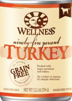 Wellness Natural Grain Free Adult 95% Turkey Canned Dog Food