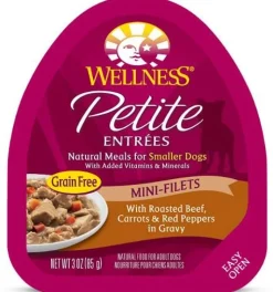 Wellness Petite Entrees Mini-Filets Grain Free Natural Roasted Beef Recipe Wet Dog Food