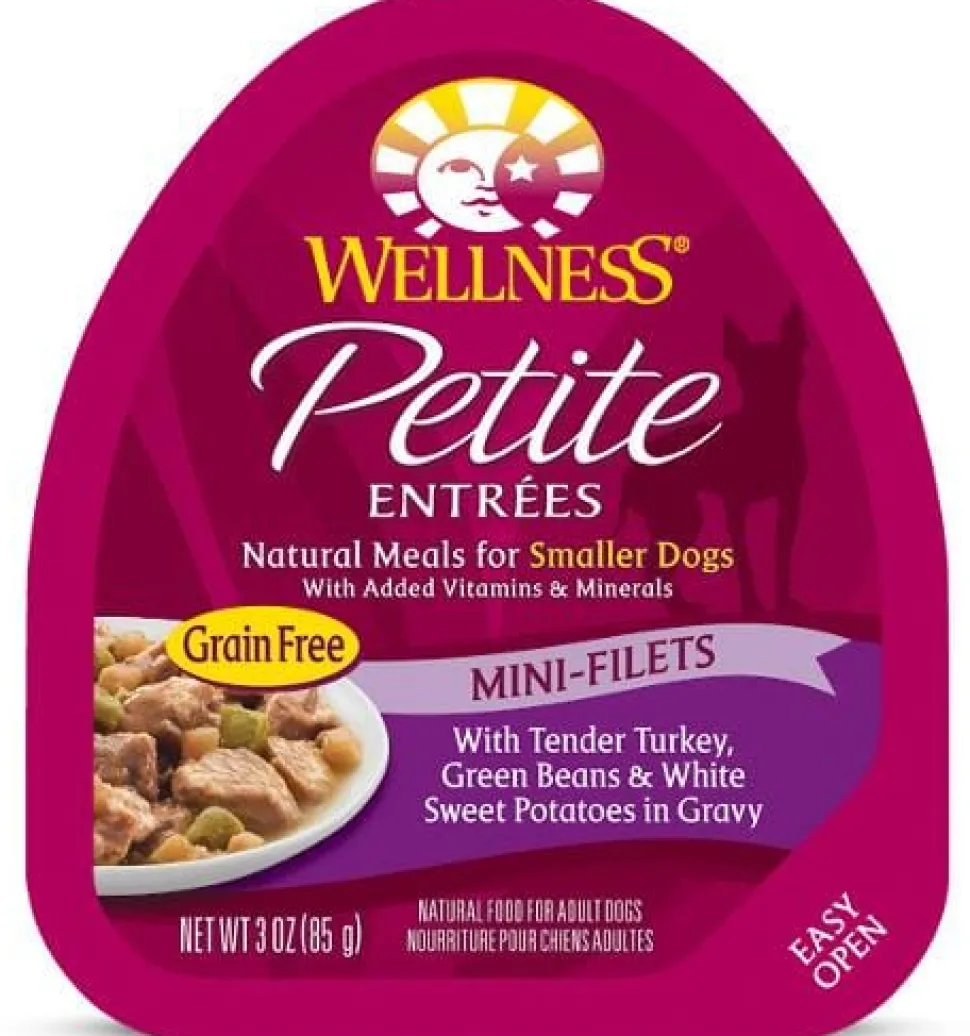 Wellness Petite Entrees Mini-Filets Grain Free Tender Turkey Recipe Wet Dog Food