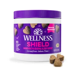 Wellness Shield Immune and Allergy Support Salmon Flavor Soft Chew Dog Supplements - 45 Count