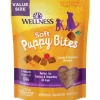 Wellness Soft Puppy Bites Lamb and Salmon Soft and Chewy Dog Treats - 8 Oz - Case of 8