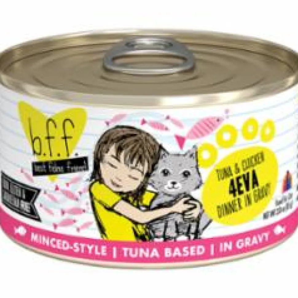 Weruva BFF 4EVA Tuna Chicken Canned Cat Food - 3 Oz - Case of 24