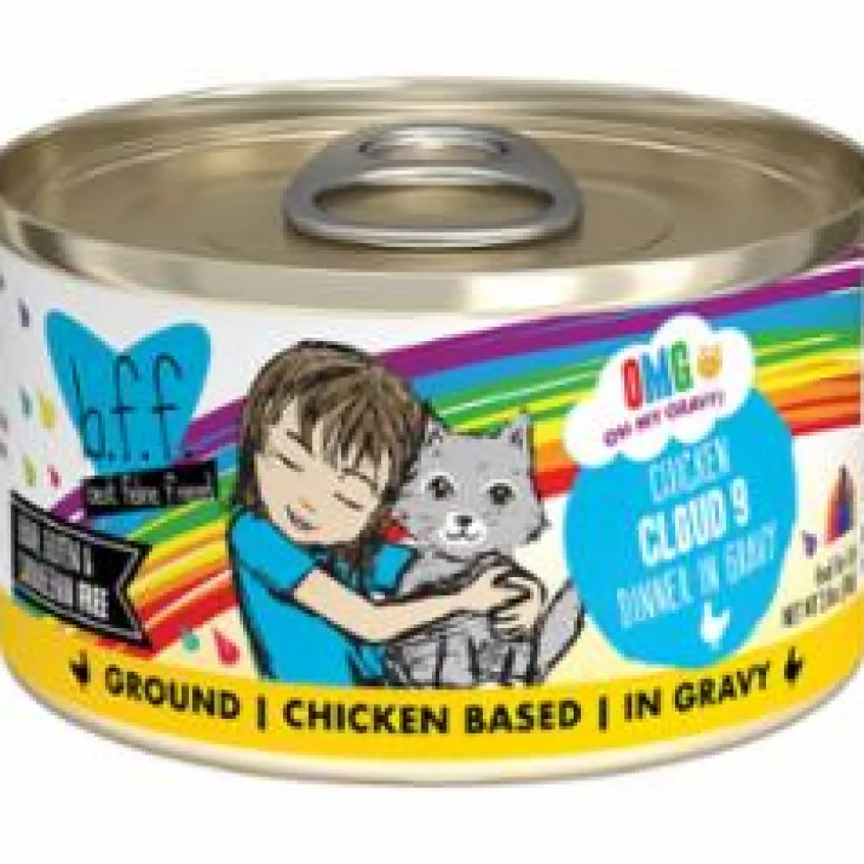 Weruva BFF OMG CLOUD 9 Chicken Canned Cat Food - 2.8 Oz - Case of 12