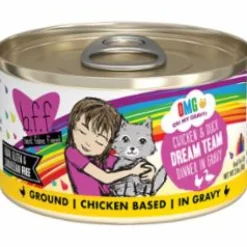 Weruva BFF OMG DREAM TEAM Chicken Canned Cat Food - 2.8 Oz - Case of 12
