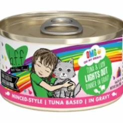 Weruva BFF OMG LIGHTS OUT Tuna Canned Cat Food - 2.8 Oz - Case of 12