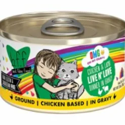 Weruva BFF OMG LIVE LOVE Chicken Canned Cat Food - 2.8 Oz - Case of 12