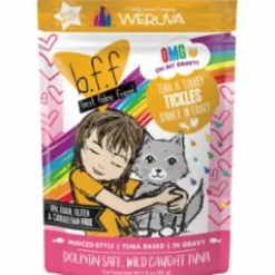 Weruva BFF OMG TICKLES Tuna Turkey Wet Cat Food - 3 Oz Pouch - Case of 12