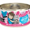 Weruva BFF PLAY CHECK PLEASE Tuna Pate Canned Cat Food - 2.8 Oz - Case of 12