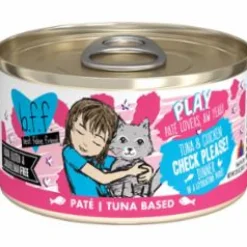 Weruva BFF PLAY CHECK PLEASE Tuna Pate Canned Cat Food - 2.8 Oz - Case of 12