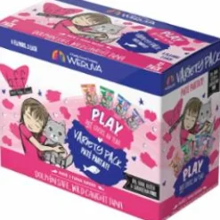 Weruva BFF PLAY PARTY Pate Wet Cat Food - 3 Oz Pouch Variety Pack - Case of 12