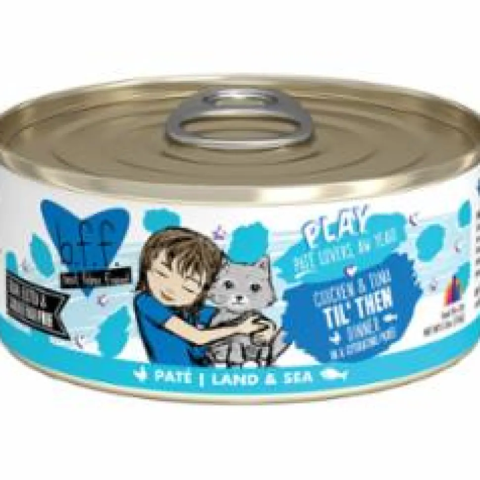 Weruva BFF PLAY TIL' THEN Chicken Pate Canned Cat Food - 5.5 Oz - Case of 8