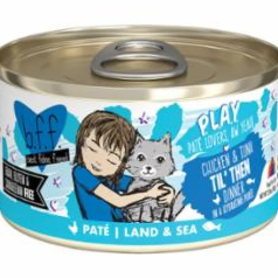 Weruva BFF PLAY TIL' THEN Chicken Pate Canned Cat Food - 2.8 Oz - Case of 12