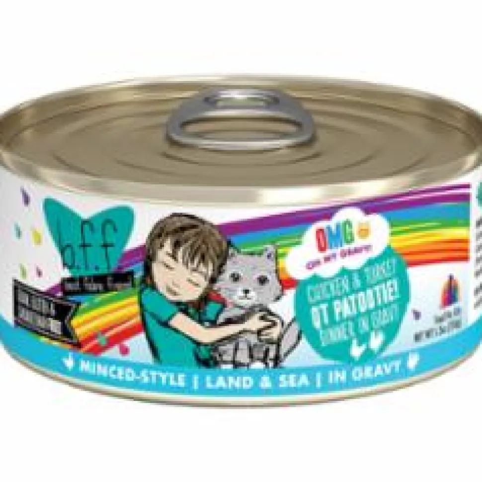 Weruva BFF QT Patootie Patties Chicken Turkey Canned Cat Food - 5.5 Oz - Case of 8