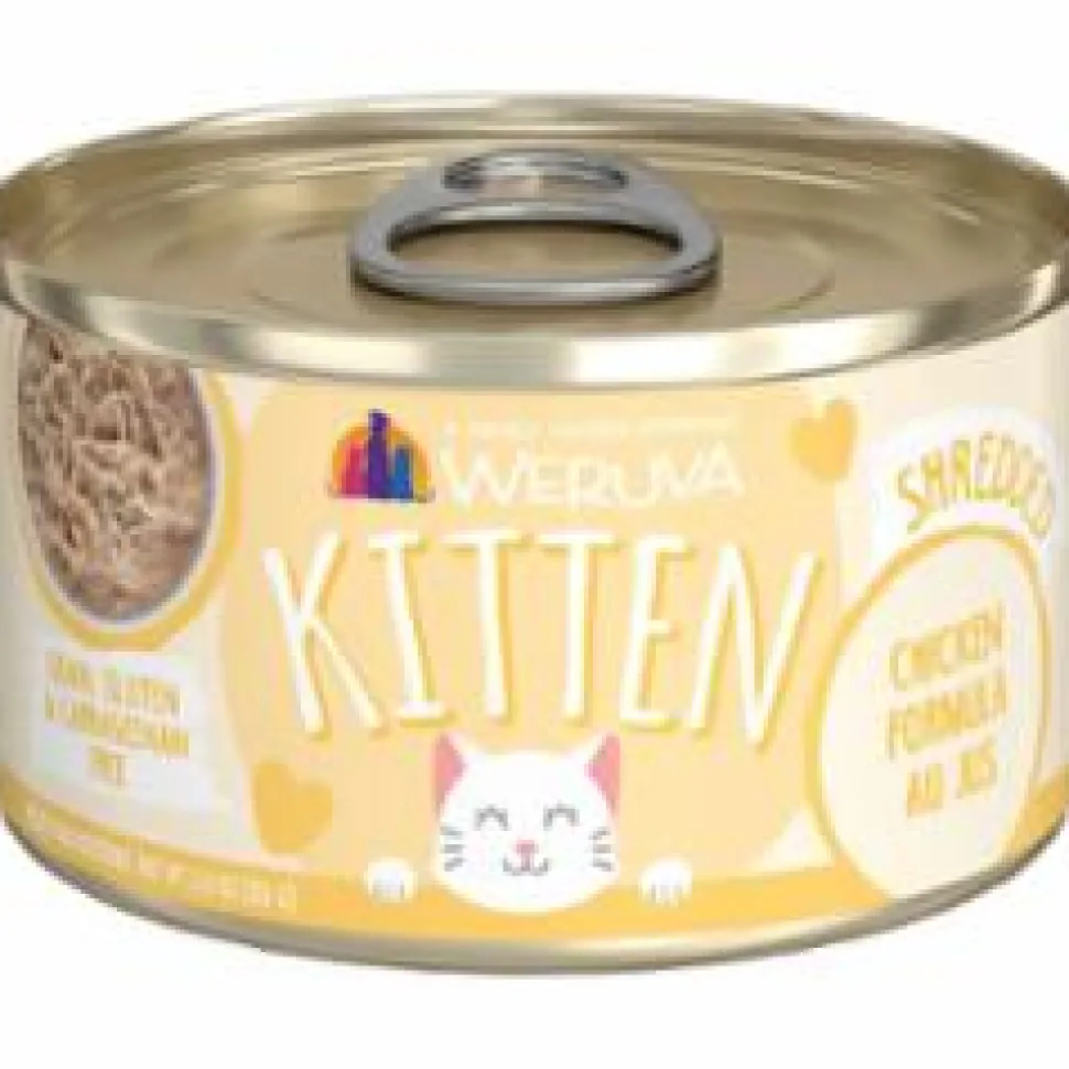 Weruva Cat Kitten Chicken AU JUS Canned Cat Food - 3 Oz - Case of 12