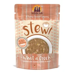 Weruva Cat Stew What-a-Crock Chicken and Salmon Wet Cat Food - 3 Oz Pouch - Case of 12