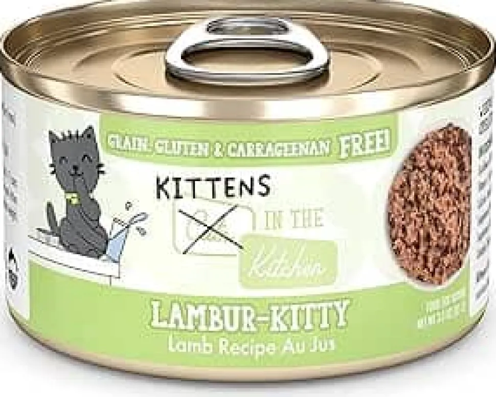 Weruva Cats in the Kitchen Grain-Free Kitten Lambur-Kitty Lamb Canned Kitten Cat Food - 3 Oz - Case of 12