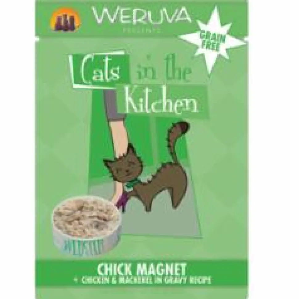 Weruva Cats in the Kitchen CHICK MAGNET Wet Cat Food - 3 Oz Pouch - Case of 12