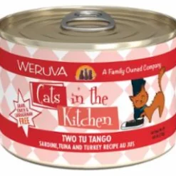 Weruva Cats in the Kitchen TWO TU TANGO Canned Cat Food - 6 Oz - Case of 24