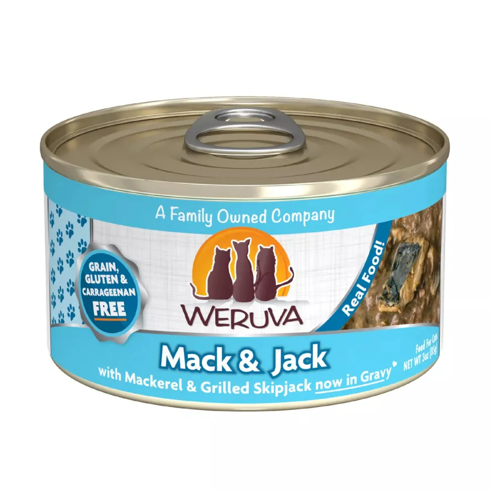 Weruva Mack Jack Canned Cat Food - 3 Oz - Case of 24