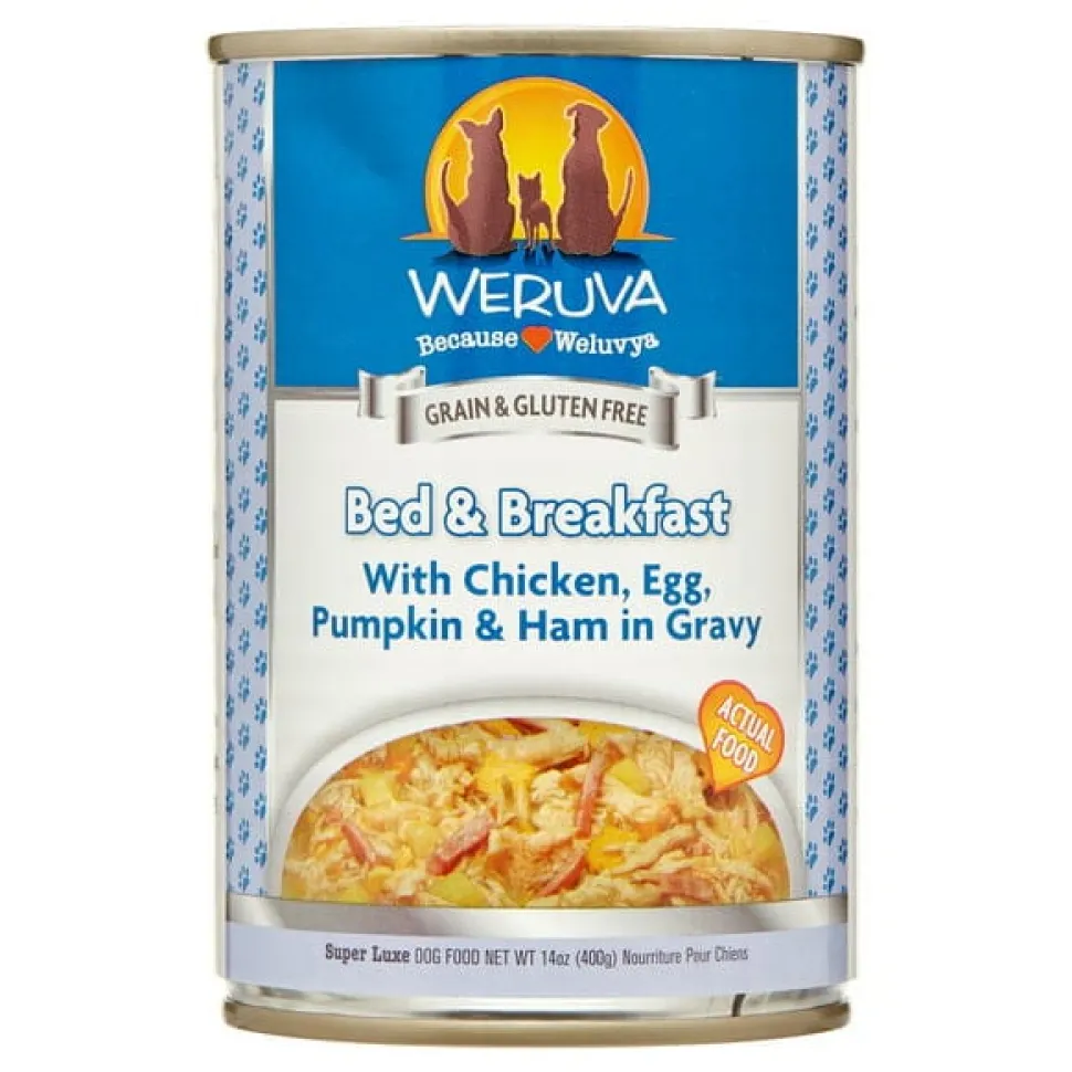 Weruva Meals N' More BED N' BREAKFAST Wet Dog Food - 3 Oz Tub - Case of 12