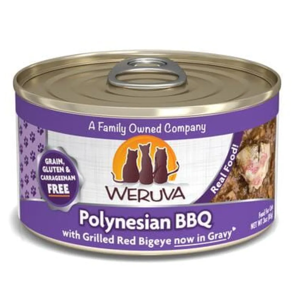 Weruva Polynesian BBQ Canned Cat Food - 5.5 Oz - Case of 24