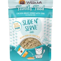 Weruva Slide and Serve Family Fued Wet Cat Food - 5.5 Oz - Case of 12