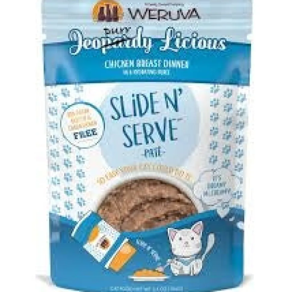 Weruva Slide and Serve Jeopurrdy Wet Cat Food - 5.5 Oz - Case of 12