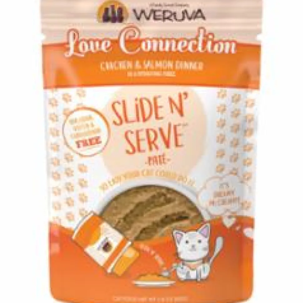 Weruva Slide and Serve Love Connection Wet Cat Food - 2.8 Oz - Case of 12
