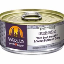 Weruva Steak Frites Canned Dog Food - 5.5 Oz - Case of 24