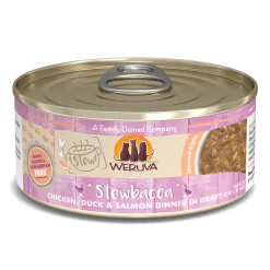 Weruva Stewbacca Chicken Duck and Salmon Canned Cat Food - 5.5 Oz - Case of 8