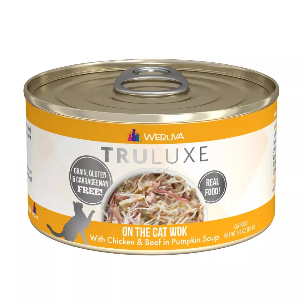 Weruva TruLuxe On-The-Cat-Wok Canned Cat Food - 3 Oz - Case of 24