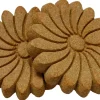 Wet Noses Treats Howlin' Goodies Apple Carrot Big Flower BULK Crunchy Dog Treats - Case of 10 lb