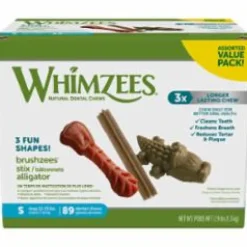 Whimzees Dental Dog Chews - Value Box - Small - 47.1 Oz