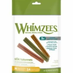 Whimzees STIX Dental Dog Chews - Medium - 14.8 Oz