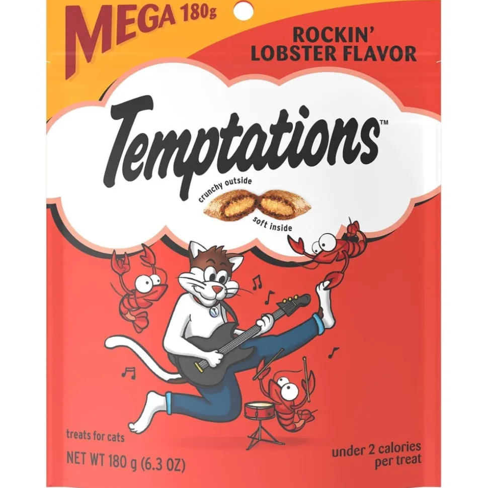 Whiskas Temptations Rockin Lobster Soft and Crunchy Cat Treats - 6.35 oz