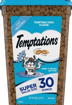 Whiskas Temptations Tempting Tuna Soft and Crunchy Cat Treats - 30 oz