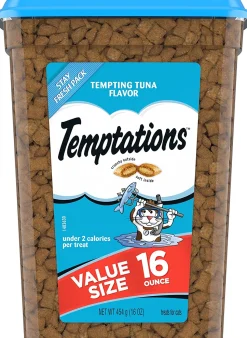 Whiskas Temptations Tempting Tuna Soft and Crunchy Cat Treats - 16 oz