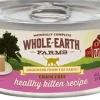 Whole Earth Farms Grain-Free Real Healthy Kitten Recipe Canned Cat Food - 5 oz Cans - Case of 24