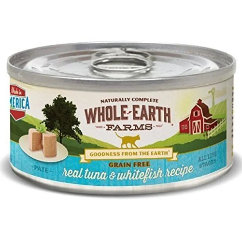 Whole Earth Farms Grain-Free Whitefish & Tuna Dry Cat Food - 10 lb Bag