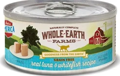 Whole Earth Farms Grain-Free Whitefish & Tuna Dry Cat Food - 2.5 lb Bag